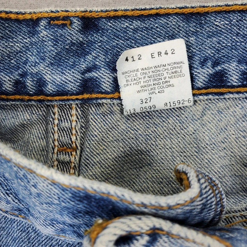 Levis 550 Denim Shorts Mens 38 Blue Relaxed Fit Vintage Made in USA 90s‎ Medium
